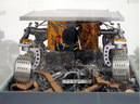 LIMPER, 2007, aluminum, urethane, acrylic, mylar, cardboard, paper, Kapton, electronics, 12 3/4 x 31 x 21 inches (32 x 79 x 53 cm)