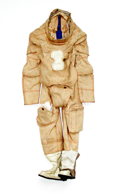 Early (ca. 1999) space suit development study.  Possibly for Chimp or Orphan testing