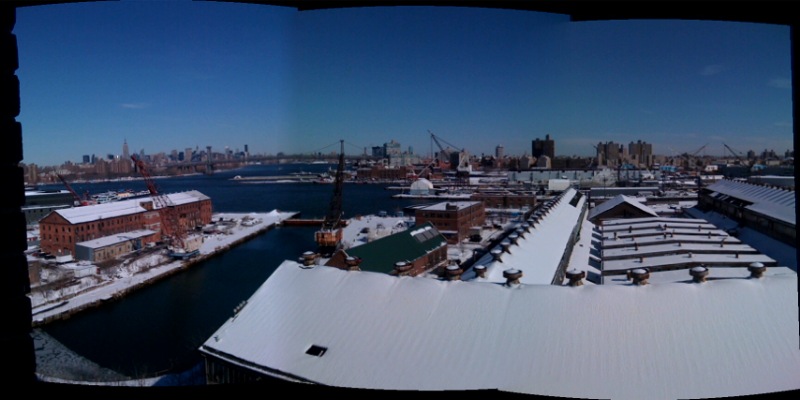 View from top of BPL Navy Yard Facility